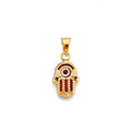 14K Yellow Gold Nature, Sports, Evil Eye & Baby Pendant - PT2788