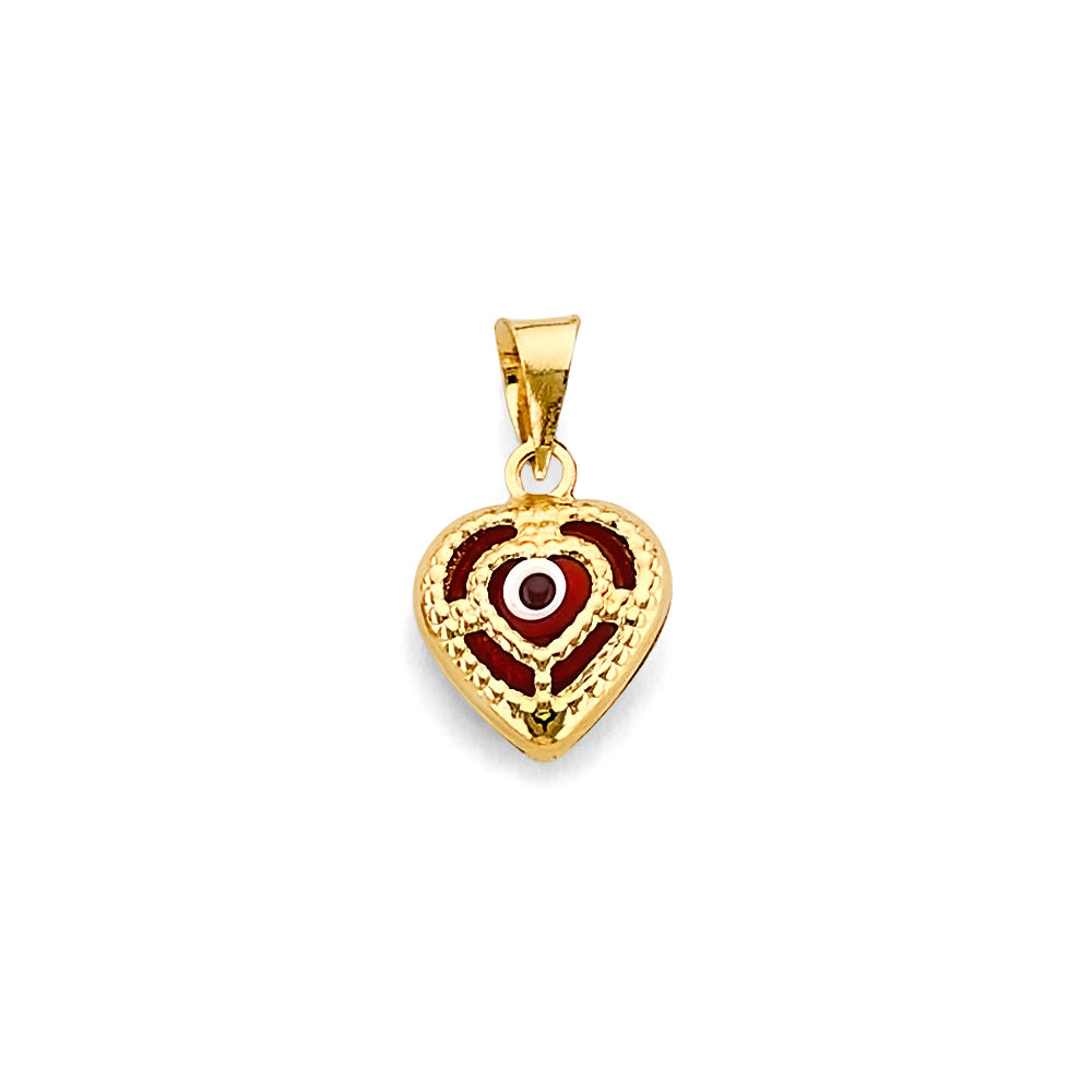 14K Yellow Gold Nature, Sports, Evil Eye & Baby Pendant - PT2797