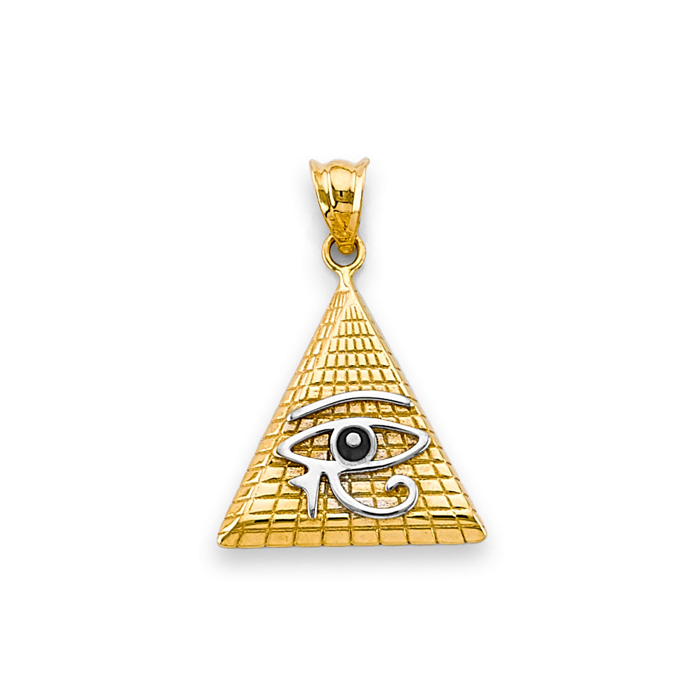 14K Yellow Gold Nature, Sports, Evil Eye & Baby Pendant - PT2800