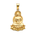 14K Yellow Gold Nature, Sports, Evil Eye & Baby Pendant - PT2803