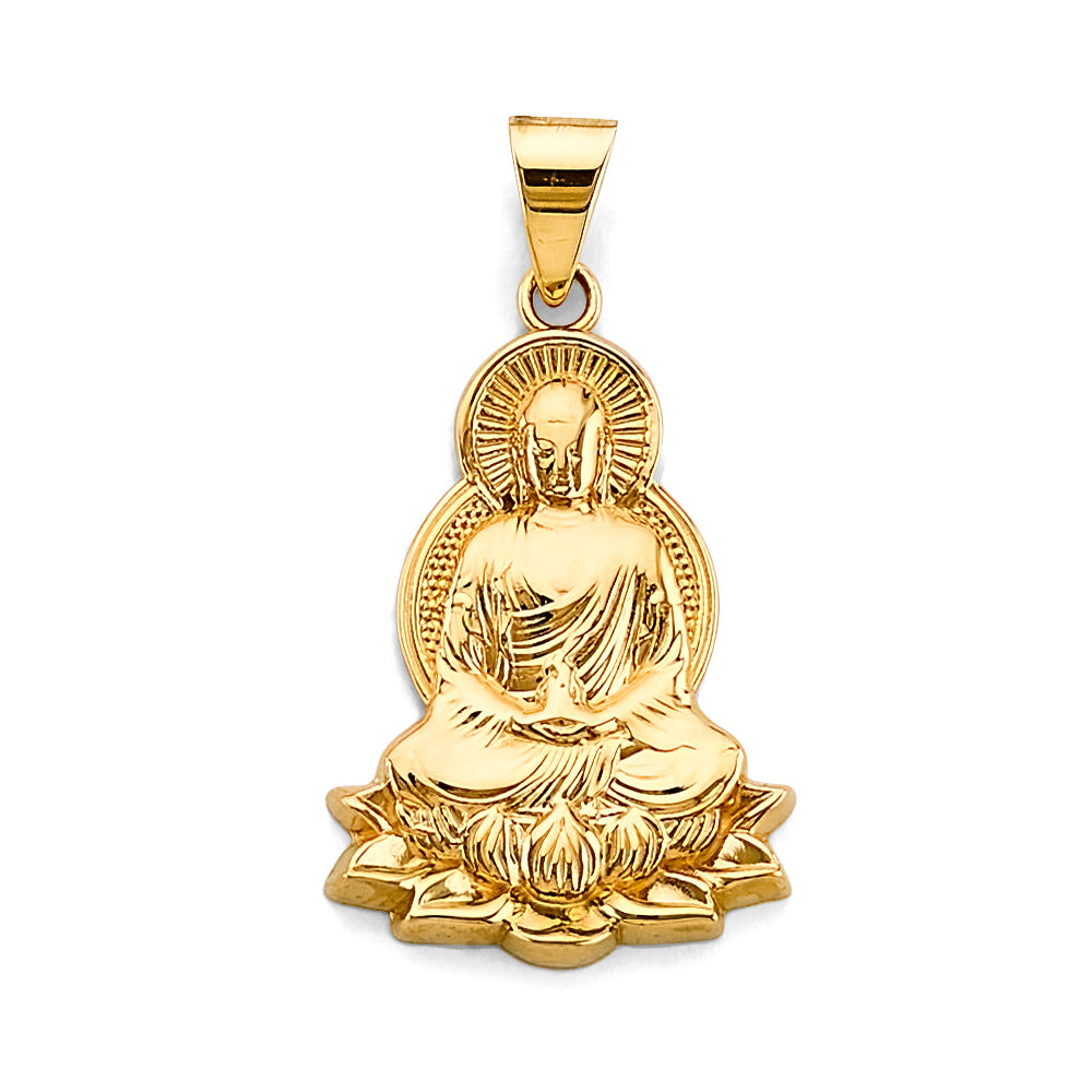 14K Yellow Gold Nature, Sports, Evil Eye & Baby Pendant - PT2803