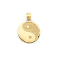 14K Yellow Gold Nature, Sports, Evil Eye & Baby Pendant - PT2804
