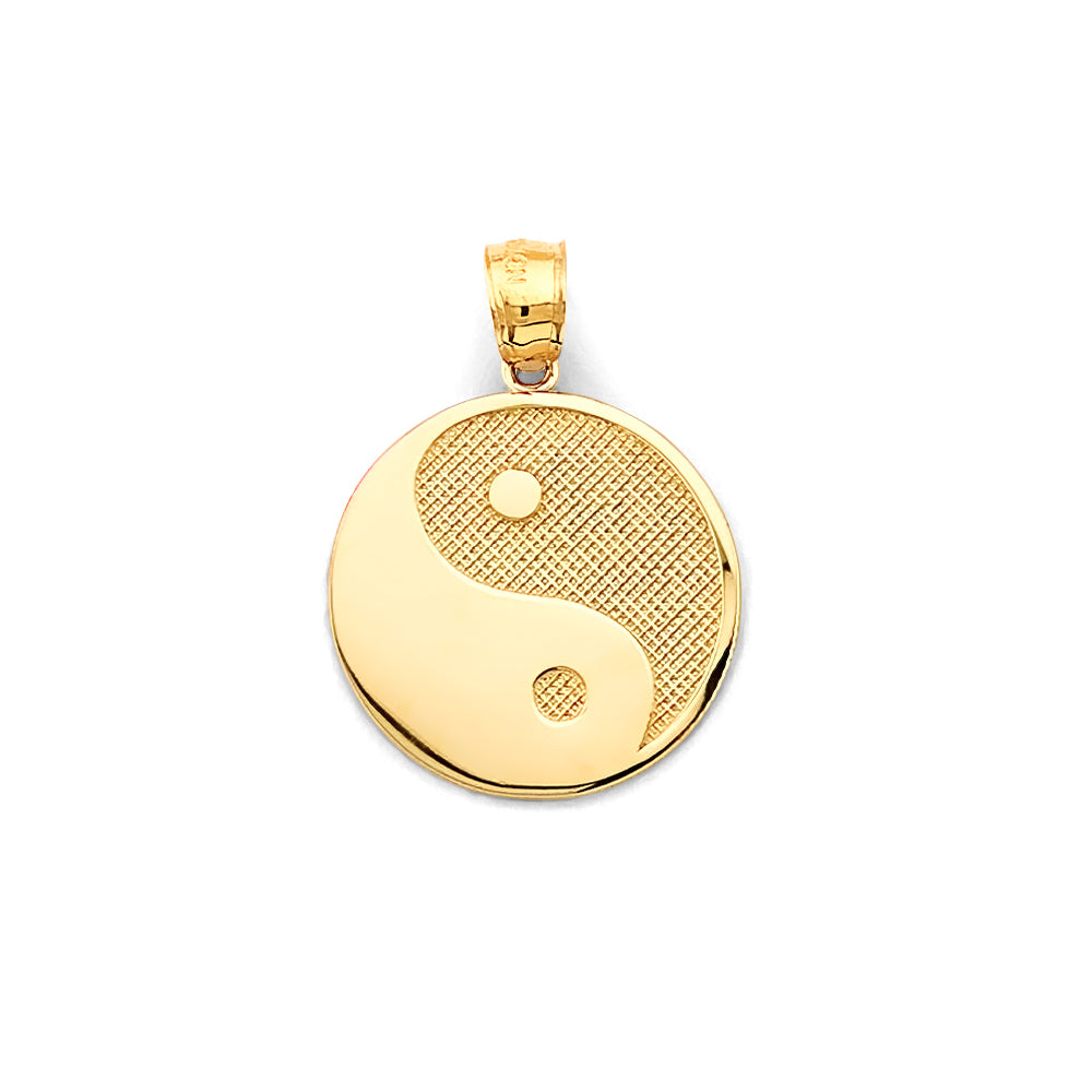 14K Yellow Gold Nature, Sports, Evil Eye & Baby Pendant - PT2804