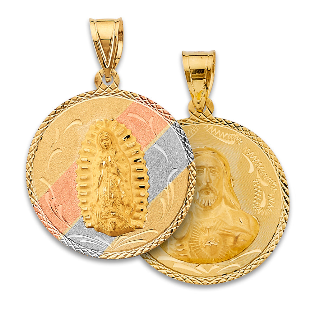 14K Yellow Gold Religious Pendant - PT2805