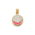 14K Yellow Gold Nature, Sports, Evil Eye & Baby Pendant - PT2806