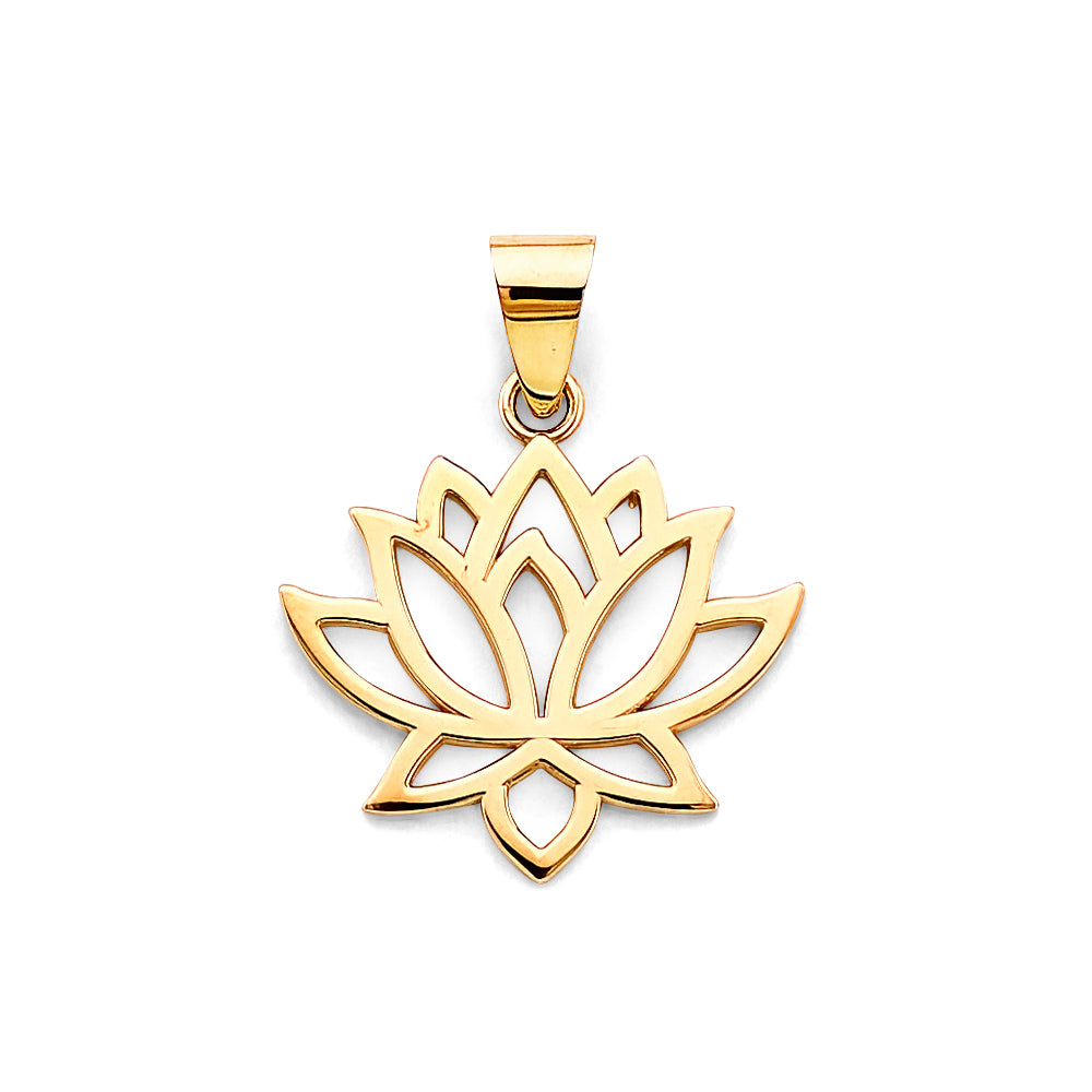 14K Yellow Gold Nature, Sports, Evil Eye & Baby Pendant - PT2807