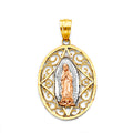 14K Yellow Gold Religious Pendant - PT2809