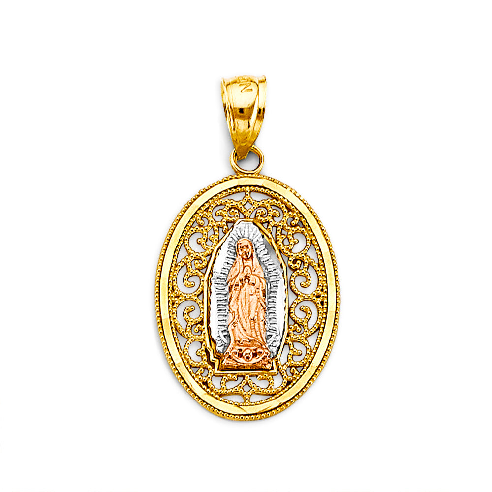 14K Yellow Gold Religious Pendant - PT2811