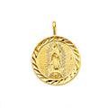 14K Yellow Gold Religious Pendant - PT2812