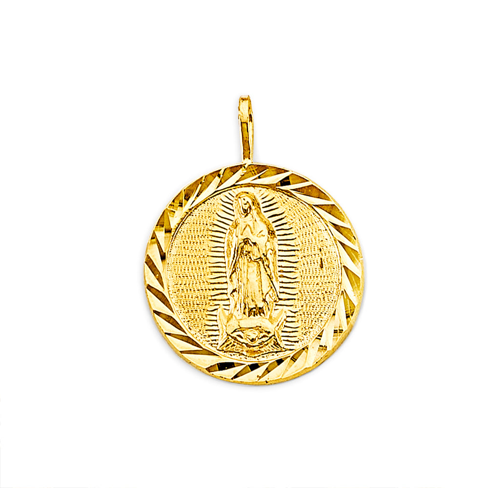 14K Yellow Gold Religious Pendant - PT2812