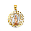 14K Yellow Gold Religious Pendant - PT2813