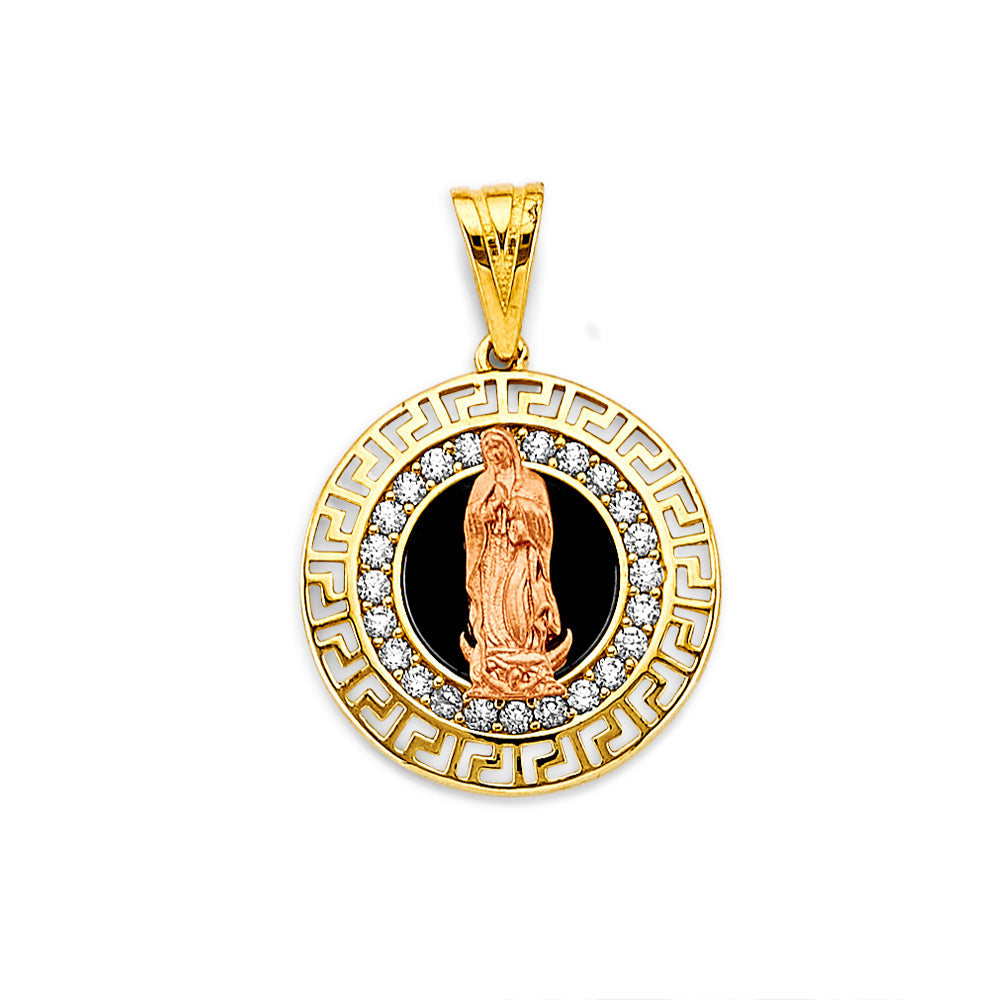 14K Yellow Gold Religious Pendant - PT2814
