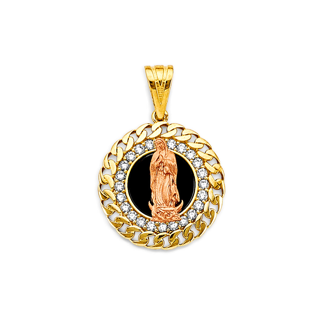 14K Yellow Gold Religious Pendant - PT2815
