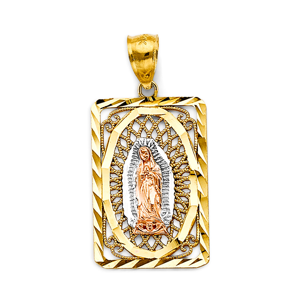 14K Yellow Gold Religious Pendant - PT2818