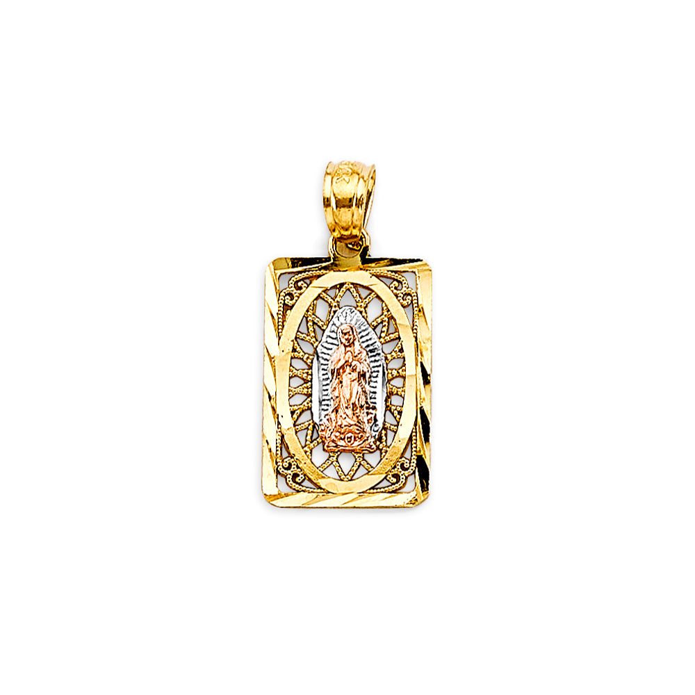 14K Yellow Gold Religious Pendant - PT2819