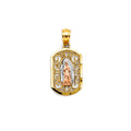 14K Yellow Gold Religious Pendant - PT2820
