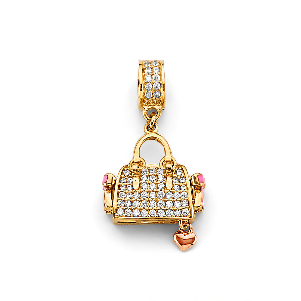 14K Yellow Gold Key, Music & Assorted Pendant - PT2825