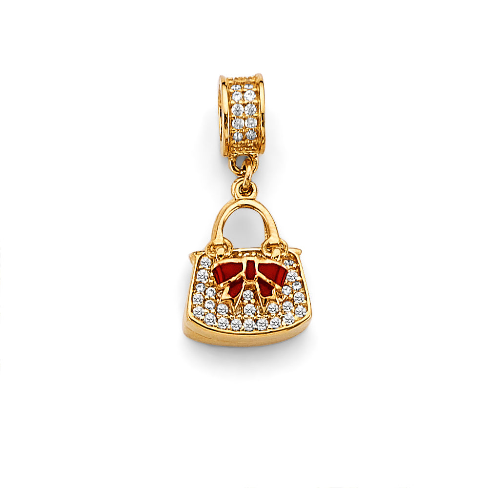 14K Yellow Gold Key, Music & Assorted Pendant - PT2826