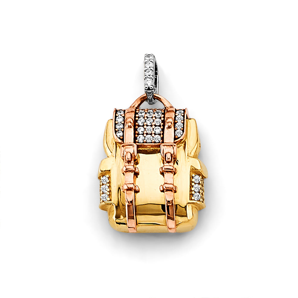 14K Yellow Gold Key, Music & Assorted Pendant - PT2828