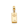 14K Yellow Gold Key, Music & Assorted Pendant - PT2830
