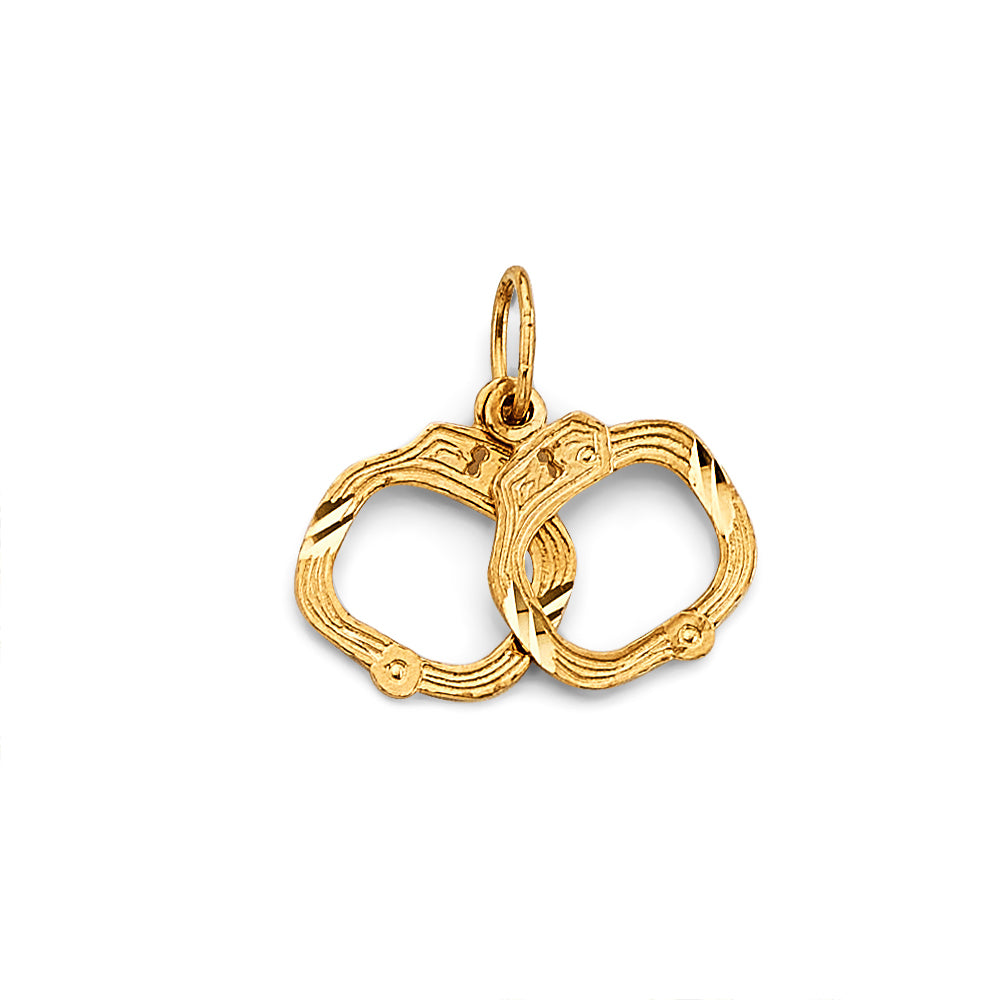 14K Yellow Gold Key, Music & Assorted Pendant - PT2833