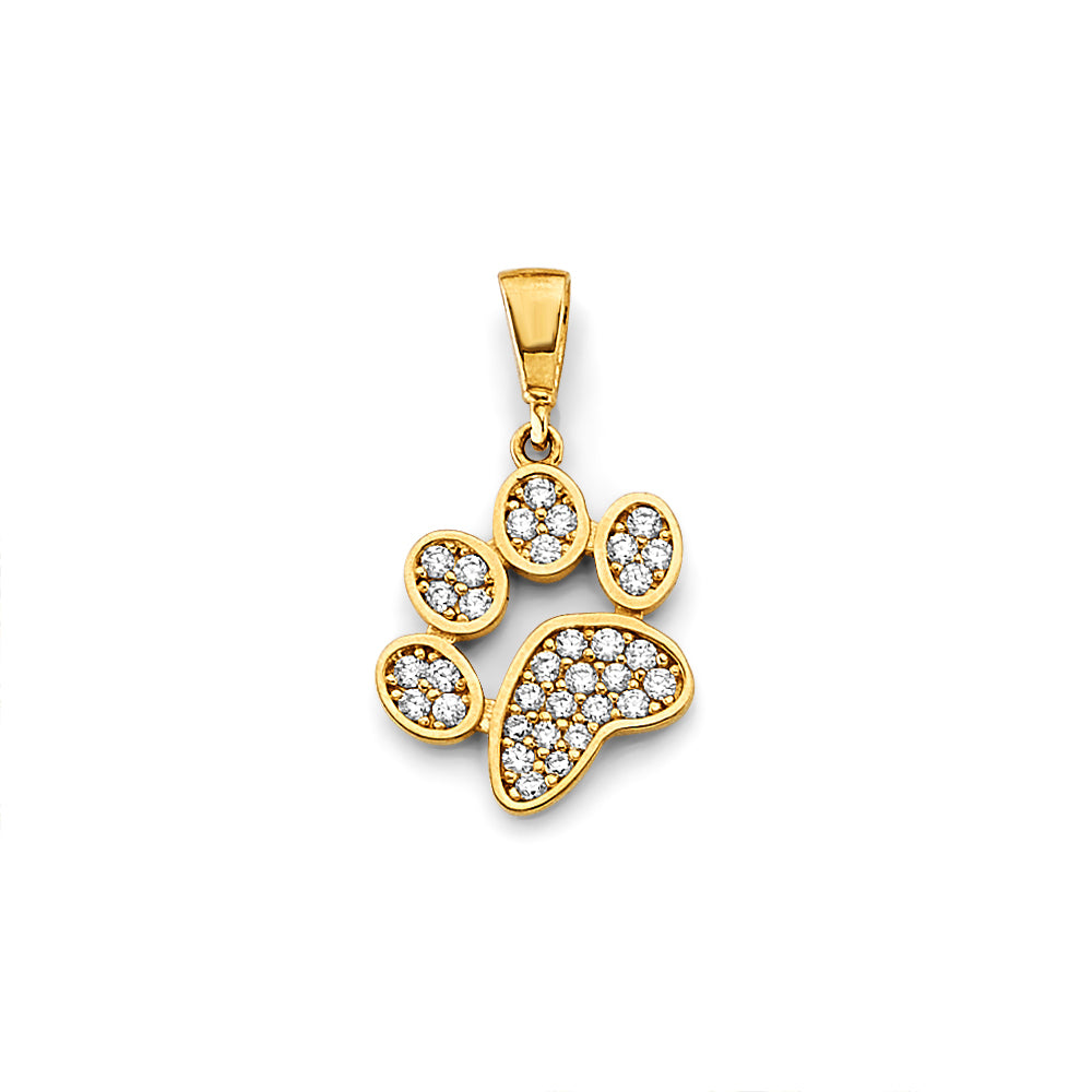 14K Yellow Gold Key, Music & Assorted Pendant - PT2834