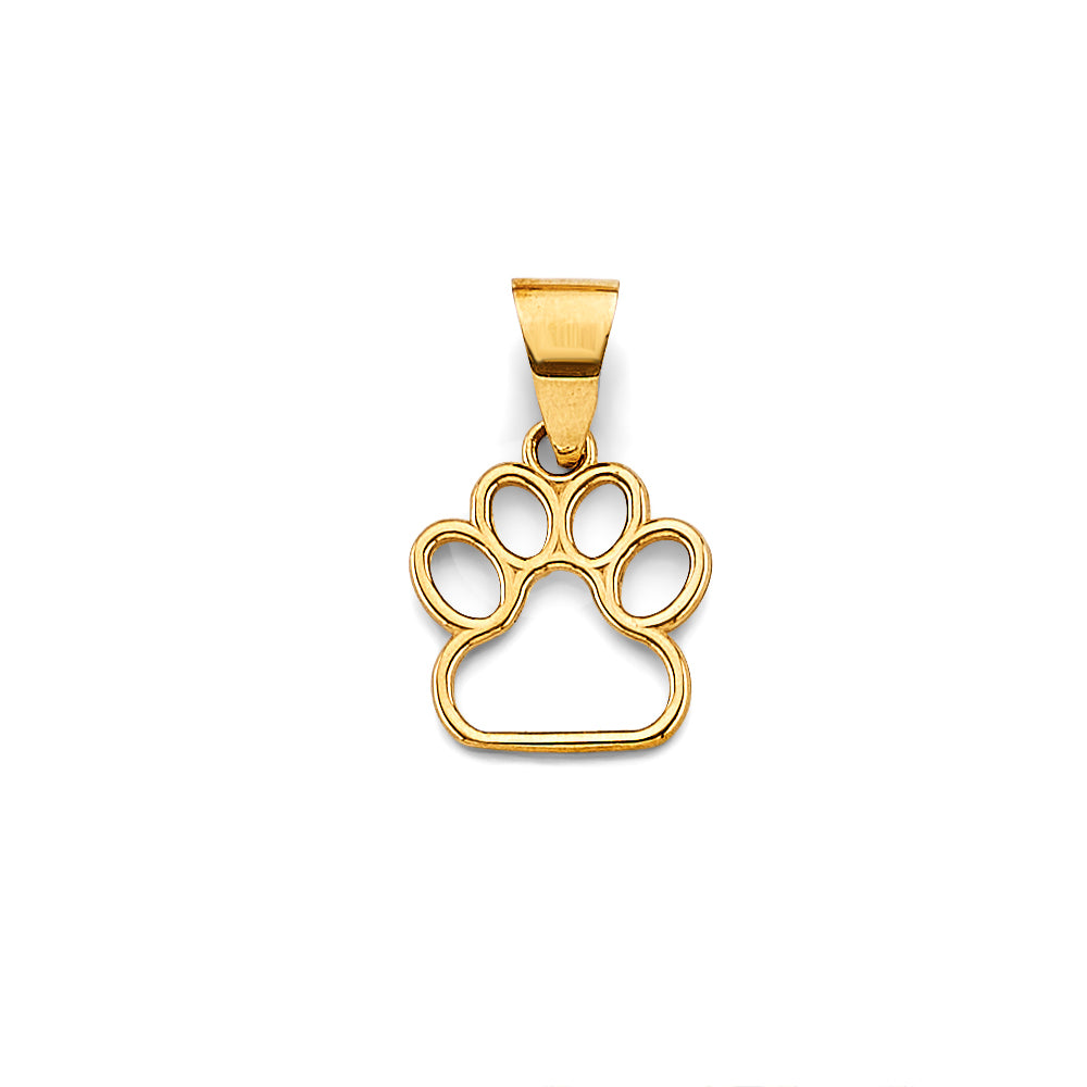 14K Yellow Gold Key, Music & Assorted Pendant - PT2836