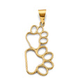 14K Yellow Gold Key, Music & Assorted Pendant - PT2837