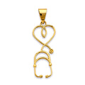 14K Yellow Gold Key, Music & Assorted Pendant - PT2855