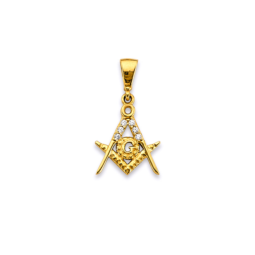 14K Yellow Gold Key, Music & Assorted Pendant - PT2856