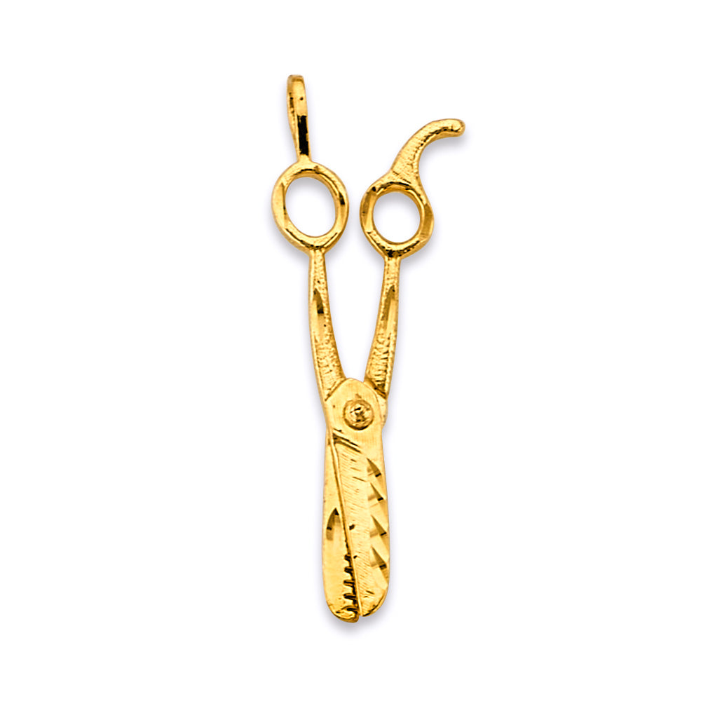 14K Yellow Gold Key, Music & Assorted Pendant - PT2857
