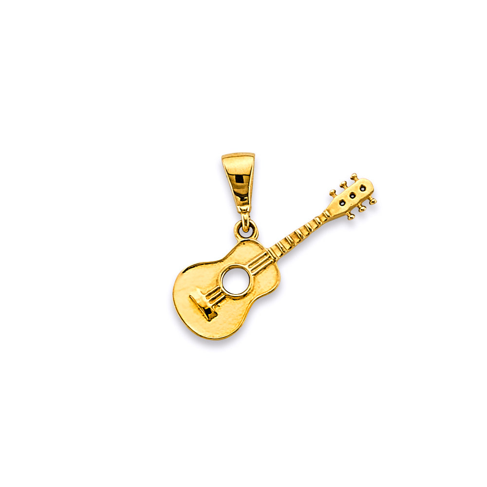 14K Yellow Gold Key, Music & Assorted Pendant - PT2863