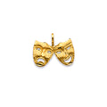 14K Yellow Gold Key, Music & Assorted Pendant - PT2865