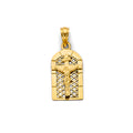 14K Yellow Gold Religious Pendant - PT2866