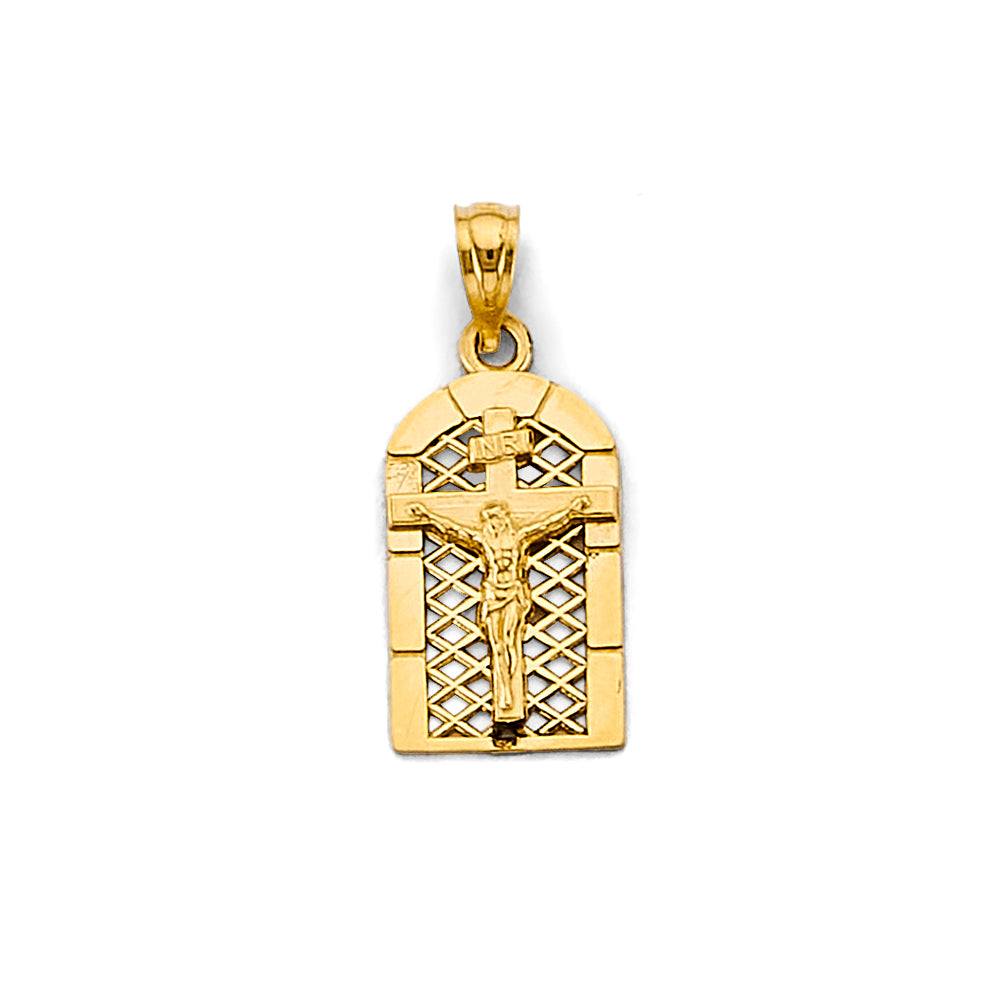 14K Yellow Gold Religious Pendant - PT2866