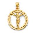 14K Yellow Gold Religious Pendant - PT2867
