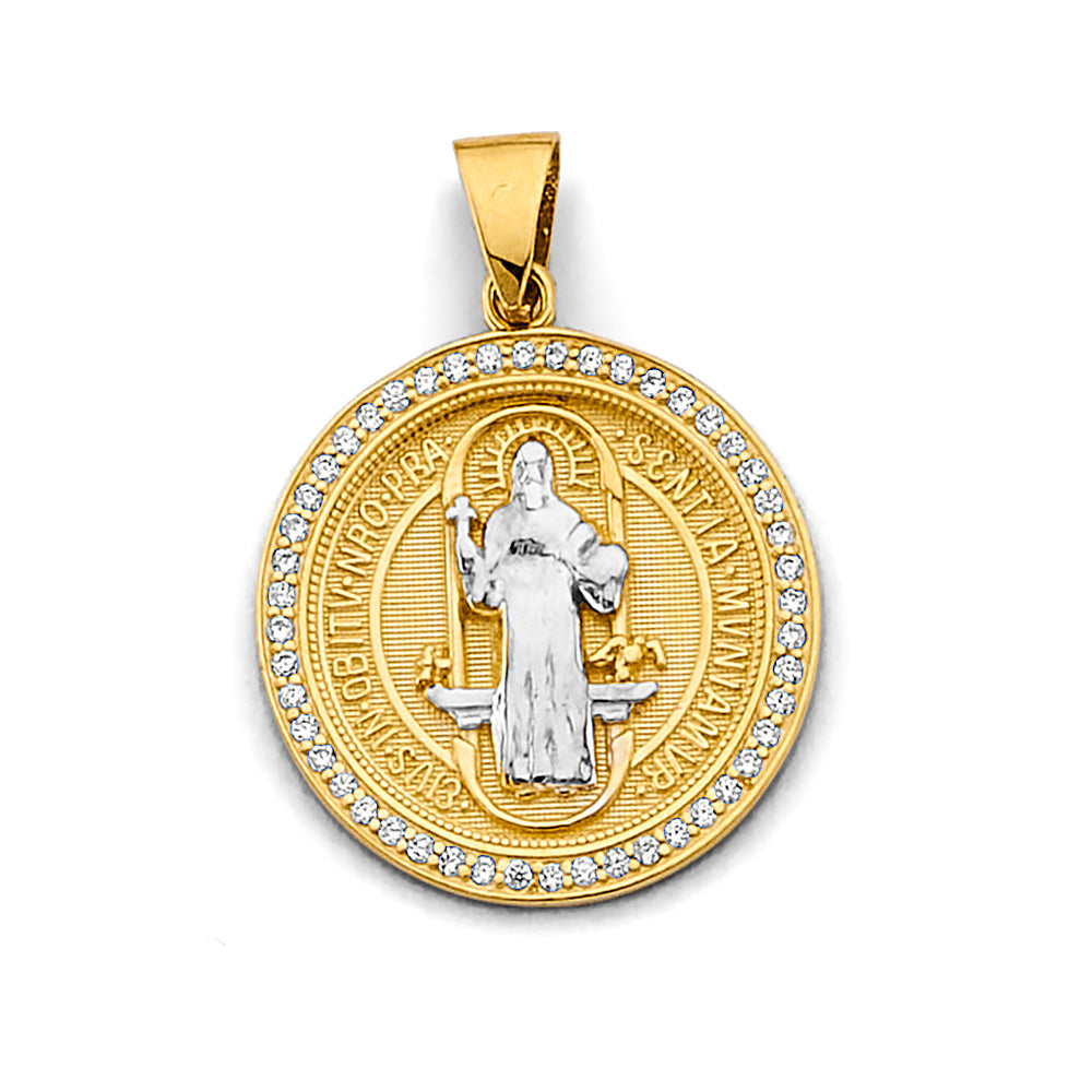 14K Yellow Gold Religious Pendant - PT2869