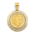 14K Yellow Gold Religious Pendant - PT2870