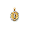 14K Yellow Gold Religious Pendant - PT2871