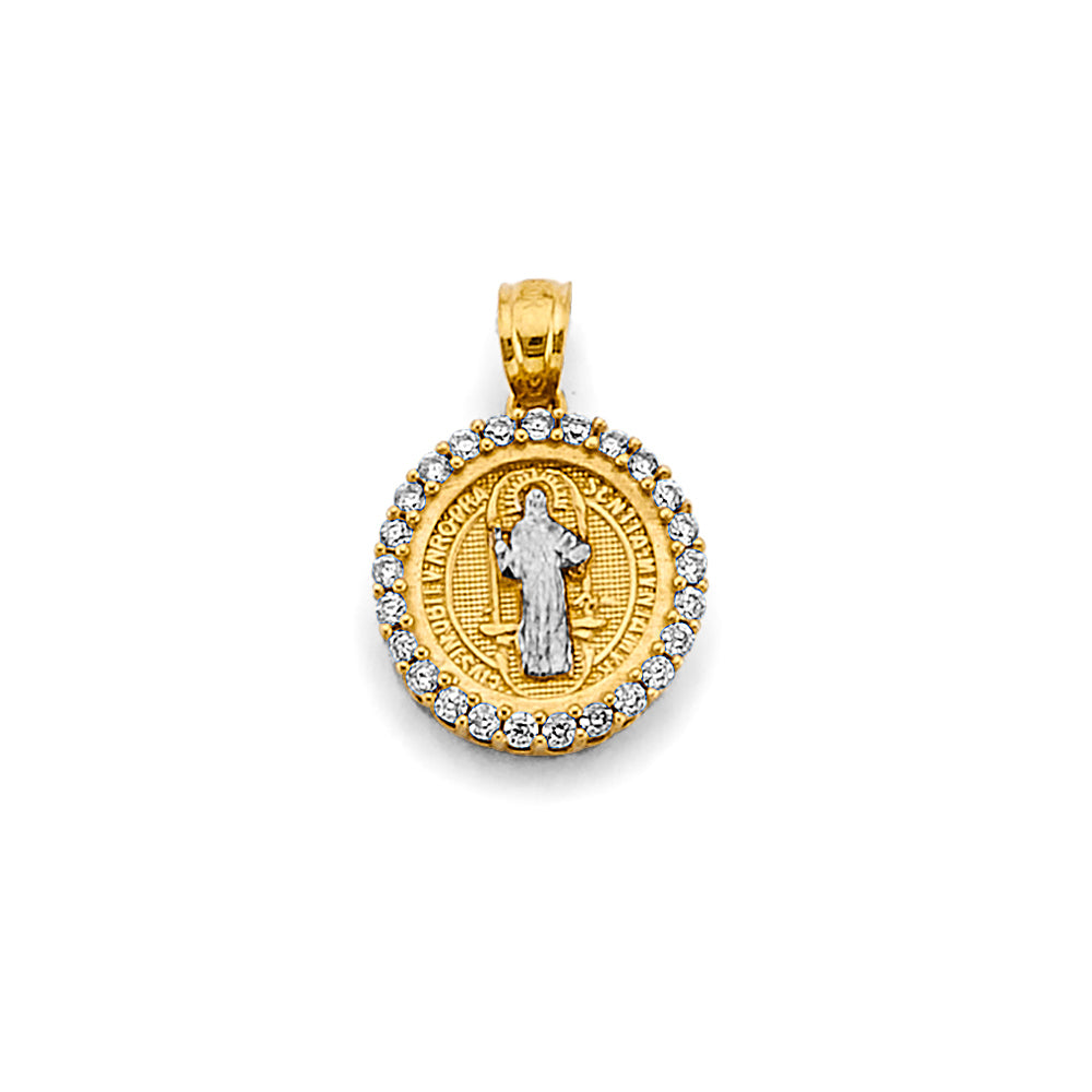 14K Yellow Gold Religious Pendant - PT2871