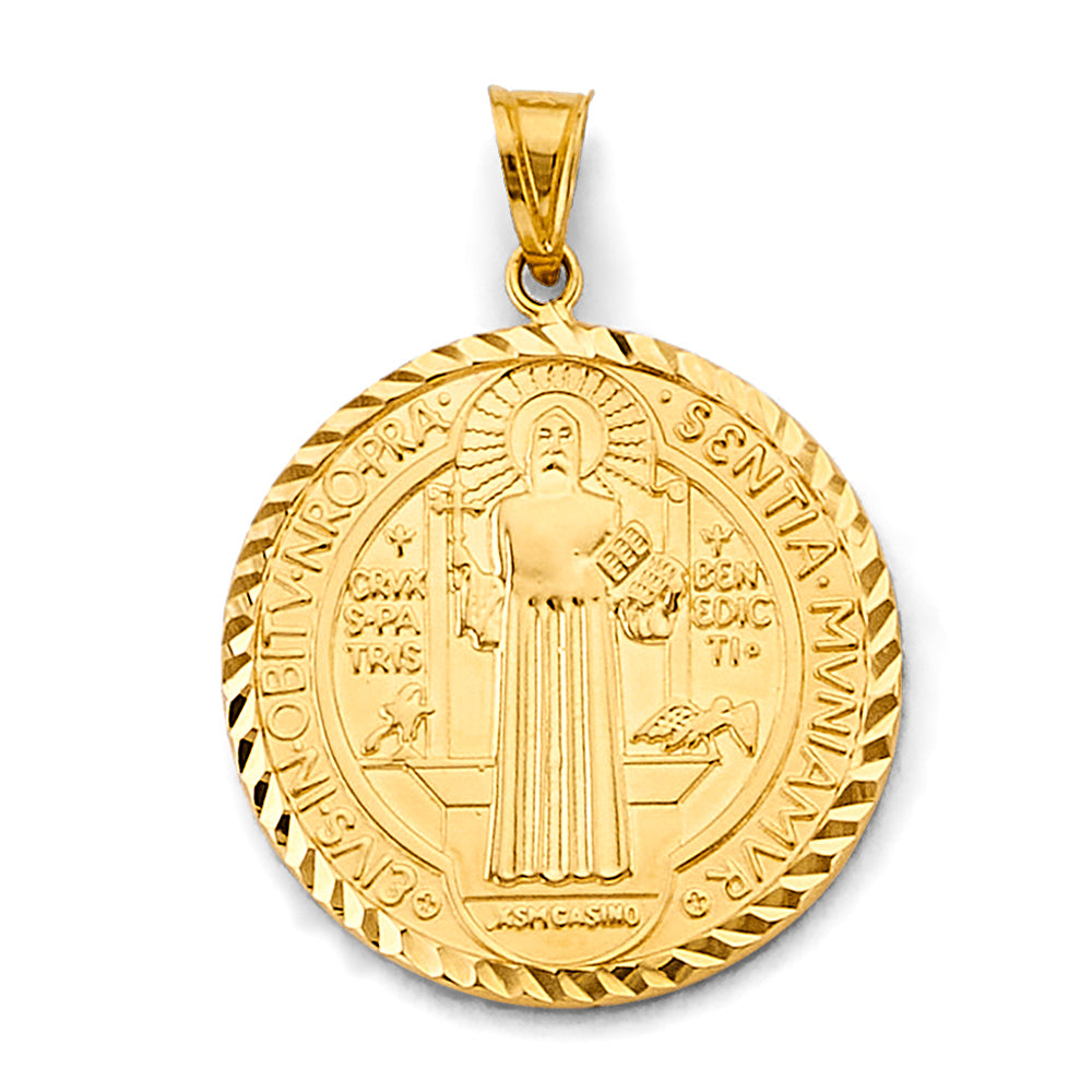 14K Yellow Gold Religious Pendant - PT2872