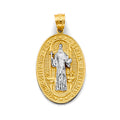 14K Yellow Gold Religious Pendant - PT2874