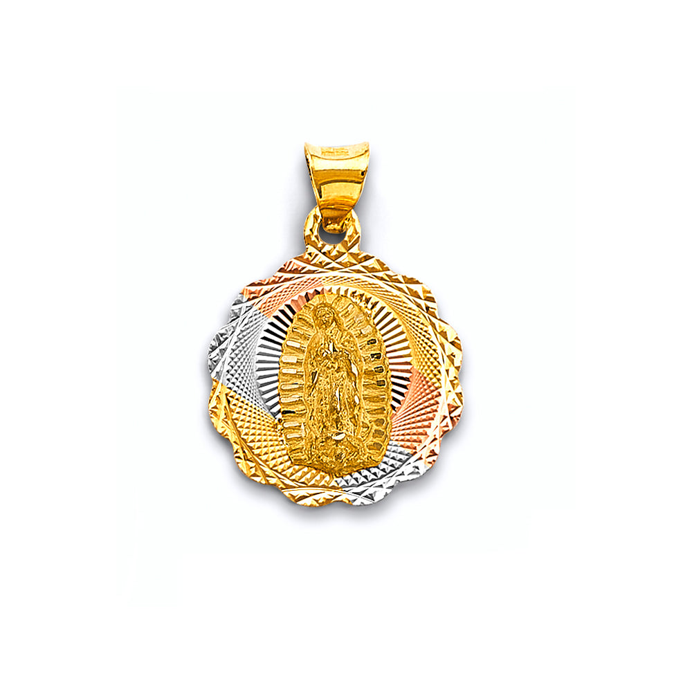 14K Yellow Gold Religious Pendant - PT2878