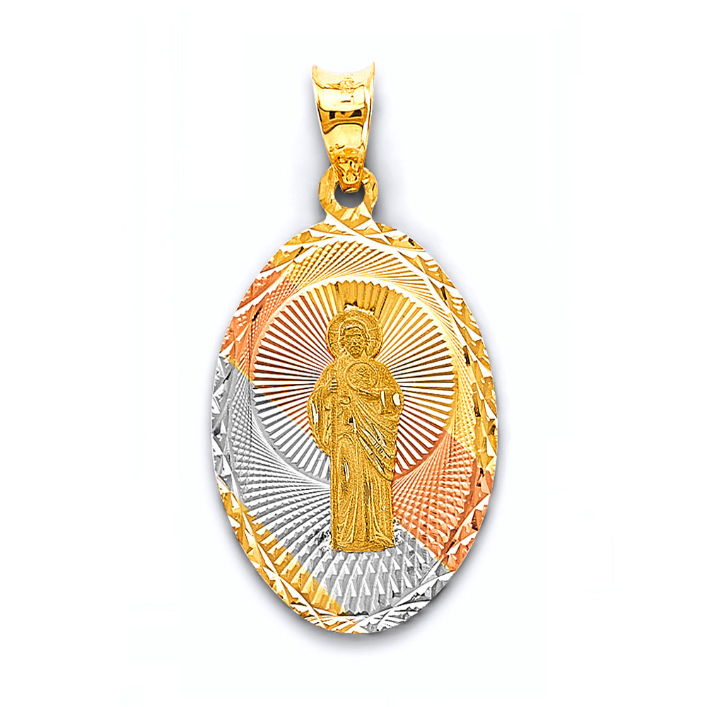 14K Yellow Gold Religious Pendant - PT2880