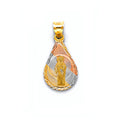 14K Yellow Gold Religious Pendant - PT2882