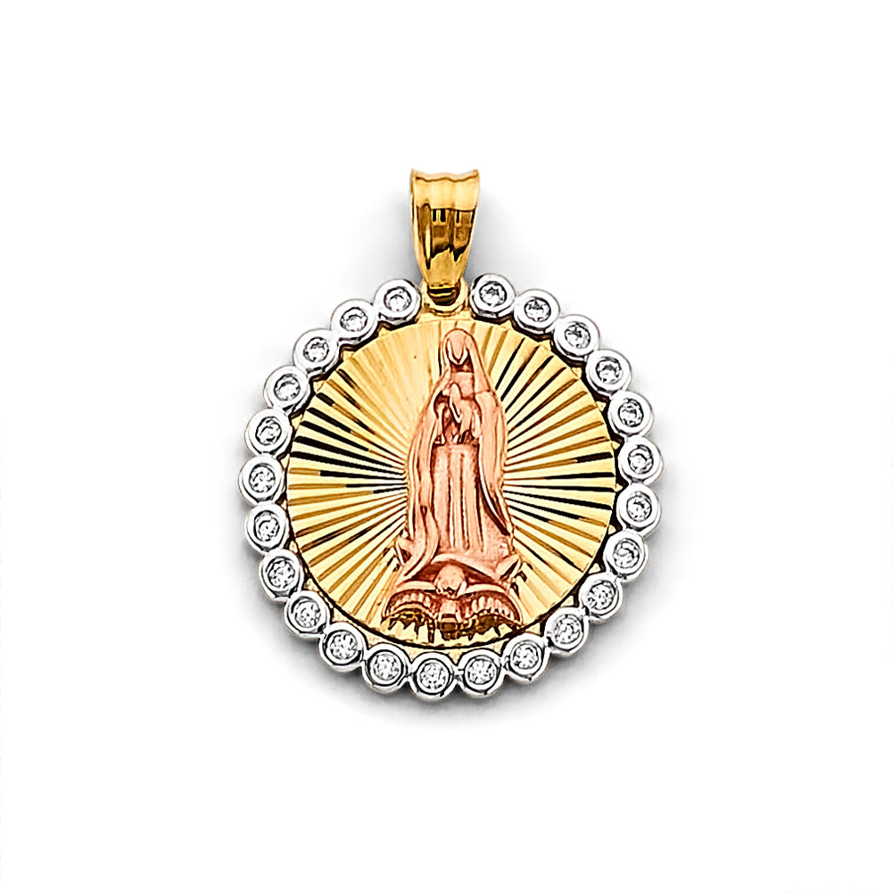 14K Yellow Gold Religious Pendant - PT2892