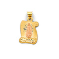14K Yellow Gold Religious Pendant - PT2895