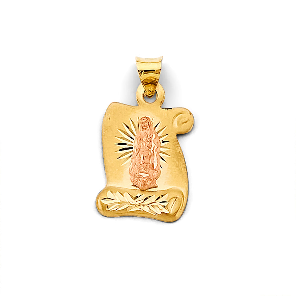14K Yellow Gold Religious Pendant - PT2895