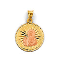 14K Yellow Gold Religious Pendant - PT2899