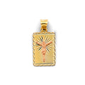 14K Yellow Gold Religious Pendant - PT2903